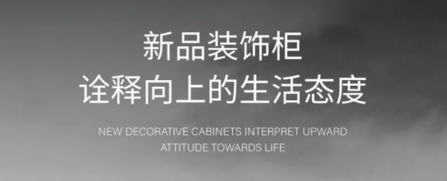 TUNNI 新品装饰柜 诠释向上的生活态度